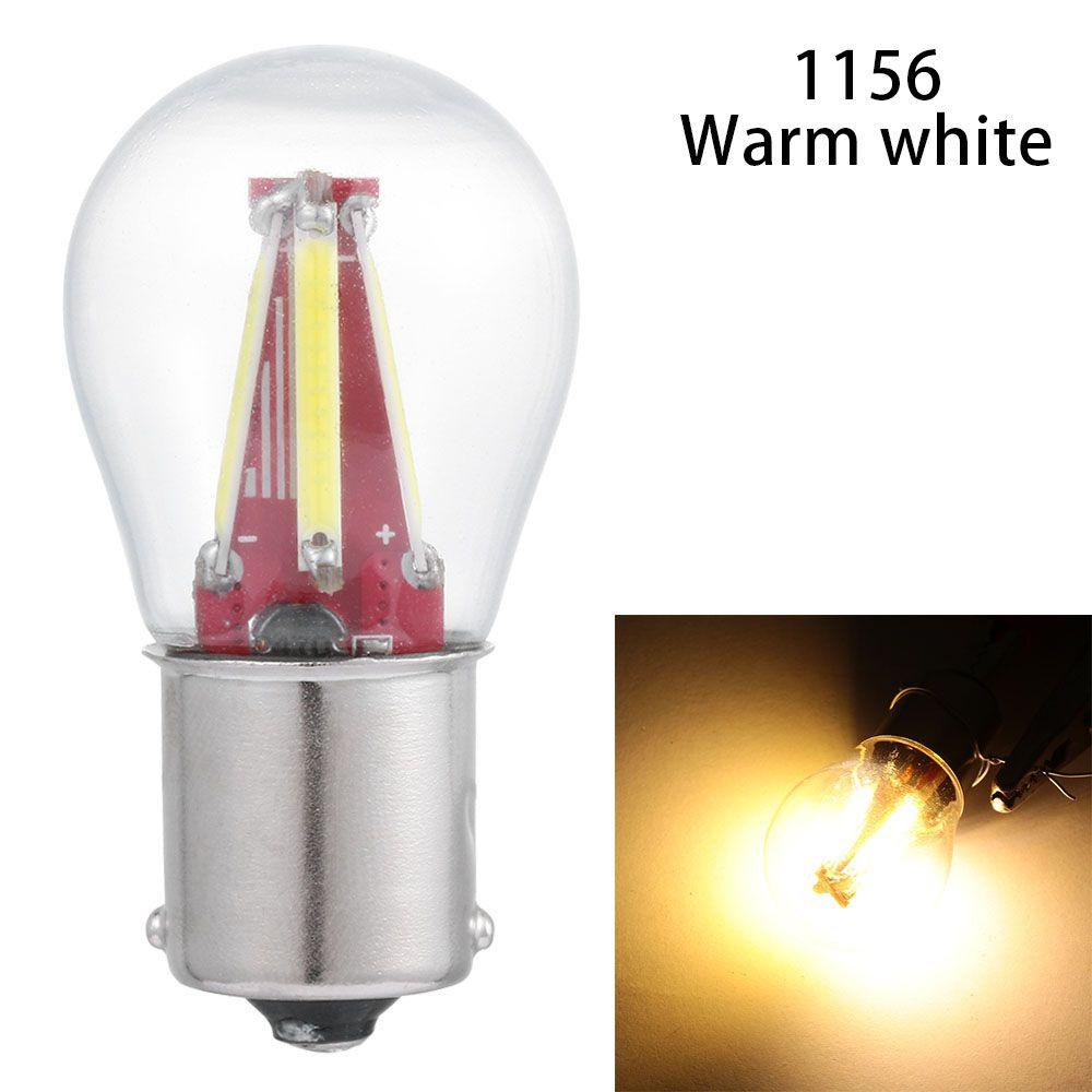 DRL Turn Brake 1156 BA15S P21W Car LED COB Bulb 4 Filament Reverse Lamp Signal Light