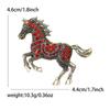 Get Rich Immediately," European and American Fashion, Twelve Zodiac Horse Pins, Accessories, Personalized Brooch with the Meaning of Immediate Success