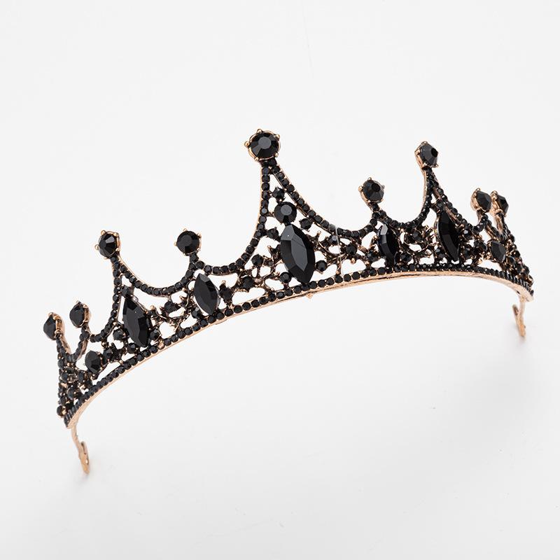 New Rhinestone Crown Bridal Wedding Headdress Lolita Female Princess Birthday Hair Accessories Alloy Full Diamond Crown