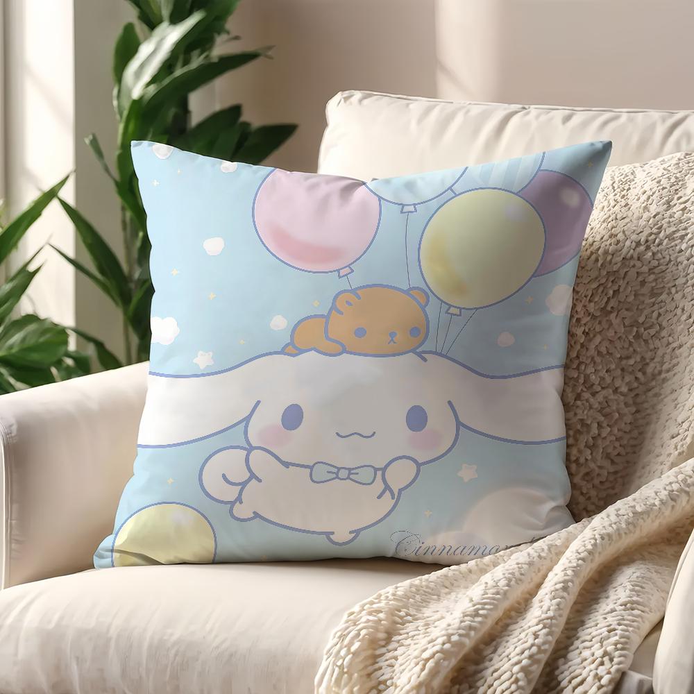 C-Cinnamorolls Dog Cushion Cover For Pillow Printing Sofa Decoration Home Car Room Coffee Shop Office Nordic Simplicity