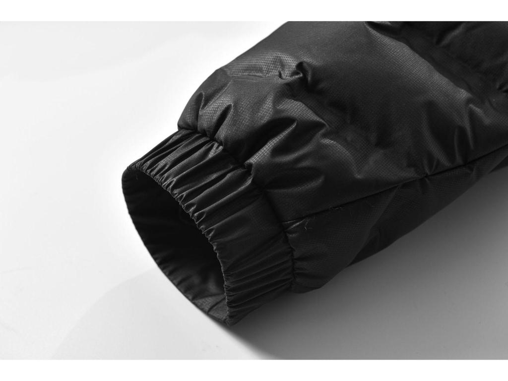 Men's Cross-Border Winter Cotton Jacket: Loose Fit, Stand Collar, Long Sleeve, Warm Outerwear.