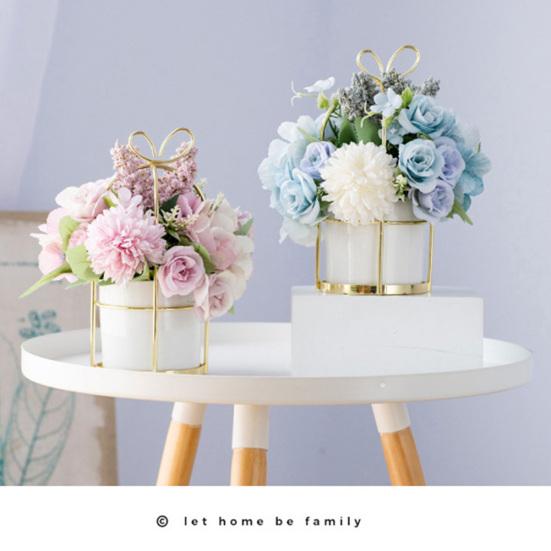 1 Bunch Artificial Bouquet Alice Flower Bridal Home Wedding Party Party