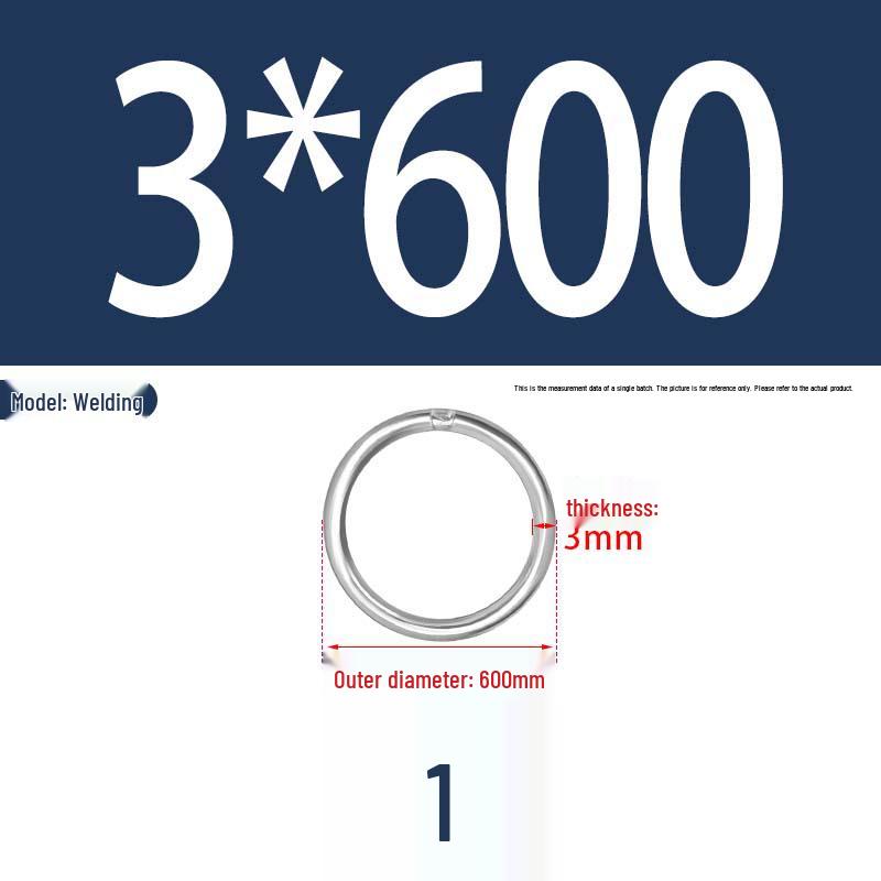 304 Stainless Steel Seamless O-Ring for Lifting and Hammock Yoga Connection