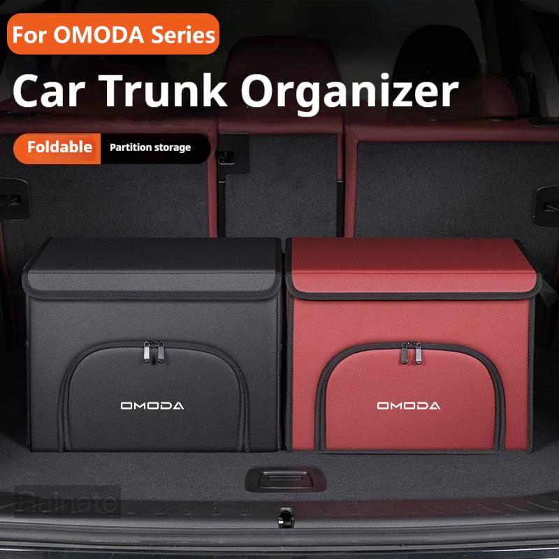 NEW Car Trunk Organizer Box, Large Capacity, Storage Bag, Stowing, Tidying, For OMODA JAECOO C5 OMODA C7 OMODA O5 GT 2025 2026