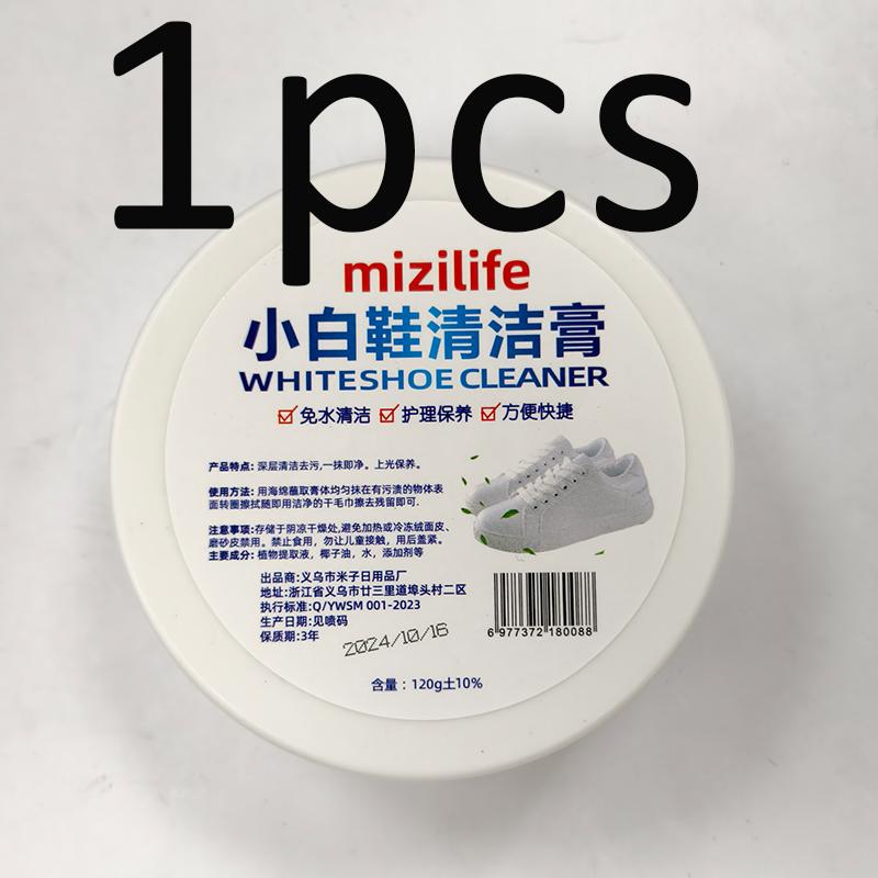 

1/2/3Pcs White Shoes Cleaning Cream With Sponge Multifunctional No-wash Shoes Stains Removel Special Household Shoes Cleaner Kit