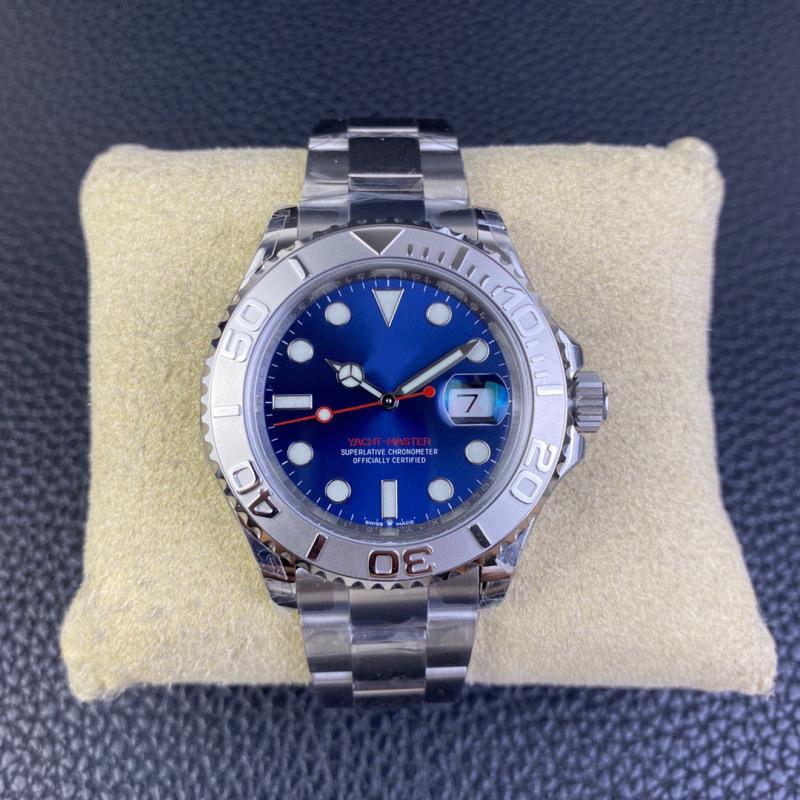 Rolex Grijs Yacht Heren Automatisch Mechanisch Horloge - Groot Wijzerplaat, Waterbestendig, Populair Model