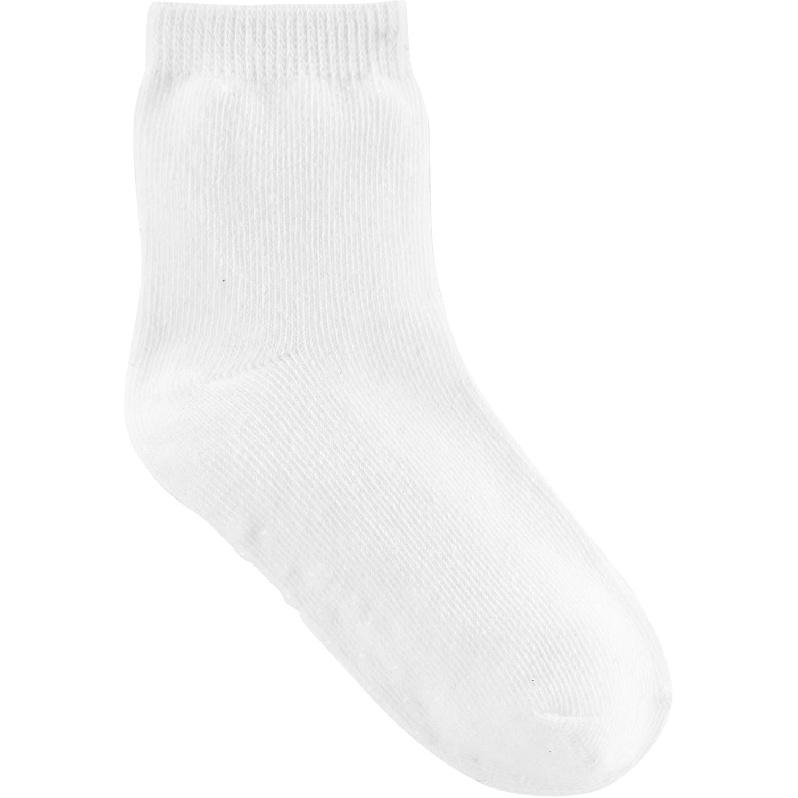 Simple Joys by Carter s Toddler Boys 12- Pack Sock Crew, white, 4T/5T