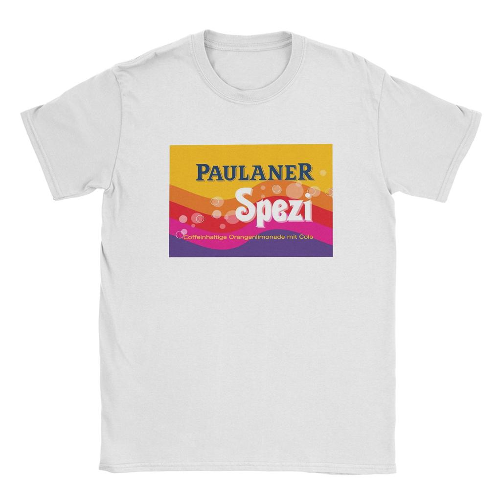 Pánské ležérní tričko s krátkým rukávem Paulaner Spezi, hip hopové tričko z čisté bavlny, retro styl, s krátkým rukávem, na míru.