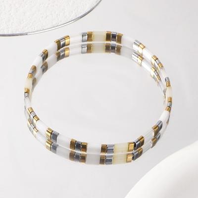 Minimalist Versatile Boho Seed Bead Bracelet, Handmade Jewelry Perfect for Women's Party Wear