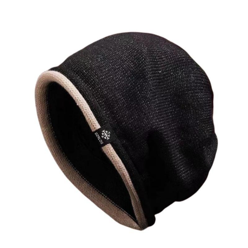 Dui Dui Hat Women's Face Revealing Small Big Head Circumference Wool Knitted Hat Fashionable Versatile Warm Baotou Confinement Hat