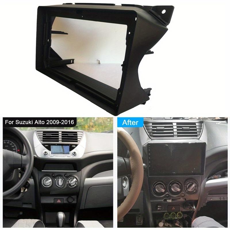 9Inch 1din 2din android car radio Car Frame Fascia Adapter For Suzuki Alto Japanese 2009-2016 Radio Audio Dash Fitting Panel Kit for Suzuki Alto