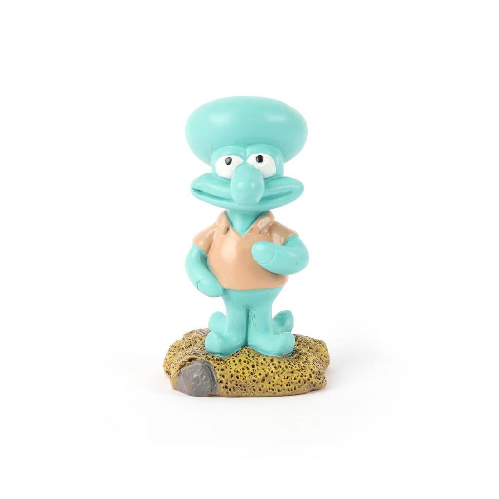 Zestaw Dekoracji do Akwarium SpongeBob: Dom z ananasów i kryjówki do akwarium