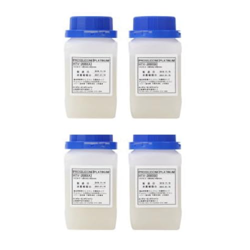 

Platinum Pro Силикон HTV-2000 (К) и HTV-2000 (В) Полупрозрачные формы из пищевого силикона, 1 кг (500 г A, 500 г B) набор (2-Pack)