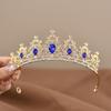 Exquisite Bridal Tiara Crown Sweet Rhinestone Crown Light Luxury Birthday Queen Tiara  Wedding