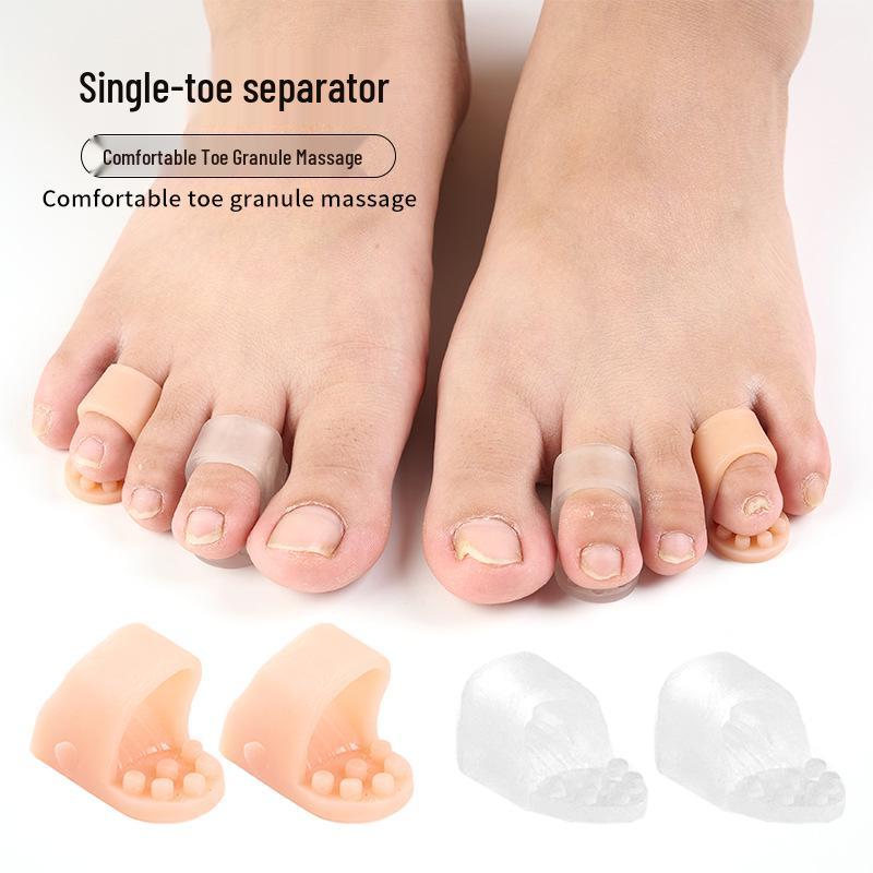Curved Orthotic Silicone Toe Separator & Protector Pad