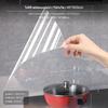 2Pack Kitchen OilProof Static Cling Transparent Wall Protector, Heat Resistant Transparent45*300cm