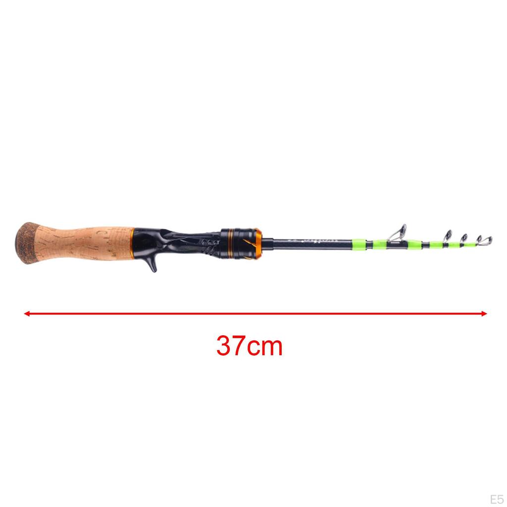 Telescopic Fishing Rod Tool Comfortable Gripping Pole Nonslip Handle for