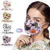 10PCS Unisex Disposable Face Mask Adults Halloween 3D Designs 4-Ply Facial