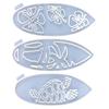 Flexible Silicone Mold Surfboard Shaped Wall Decorations Mould Epoxy Resin Moulds Jewelry Tool for Craft Enthusiasts