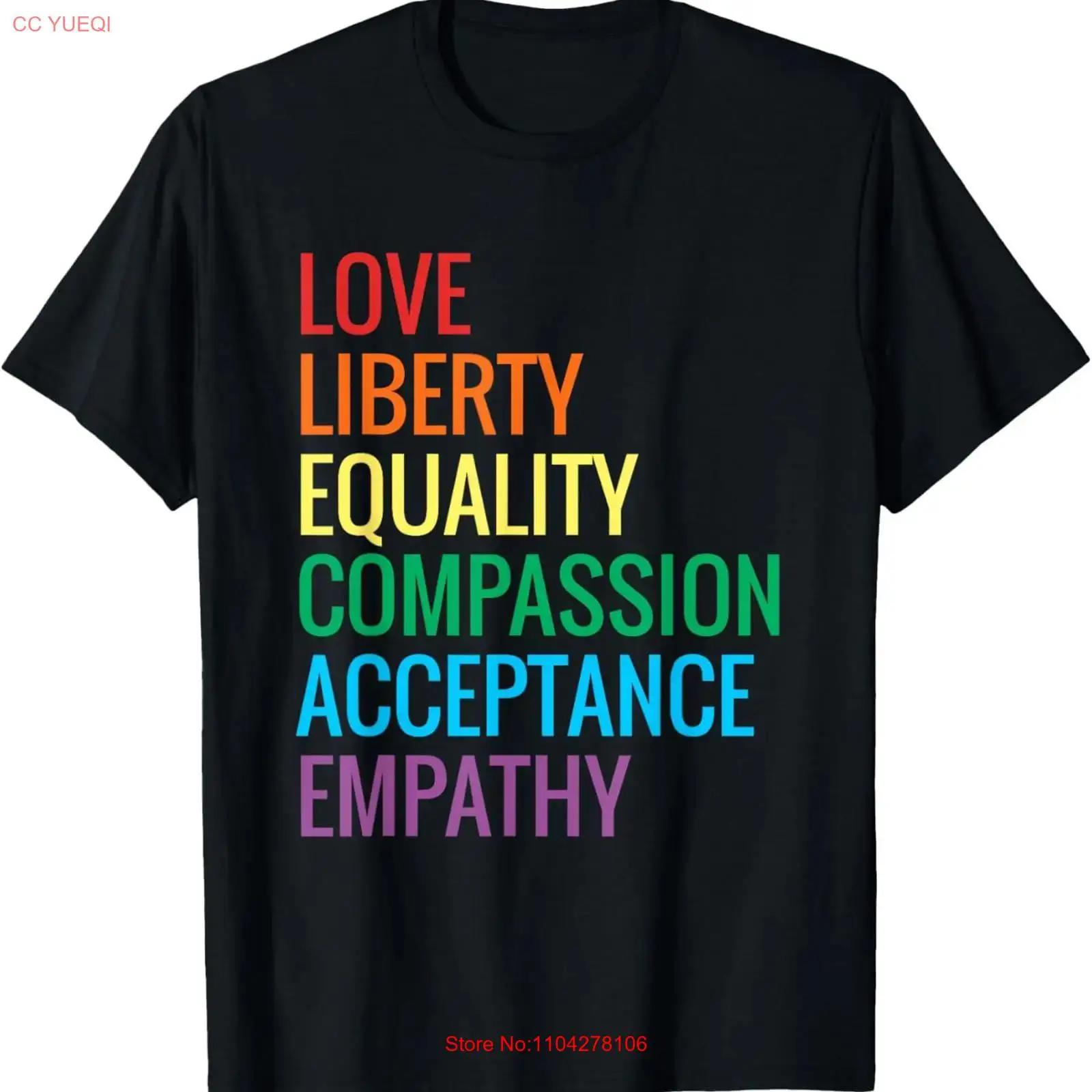 

Love Liberty Equality Human Rights Social Justice Kindness T Shirt vintage Washed streetwear Unisex graphic Stylish fashion 5XL різнокольоровий