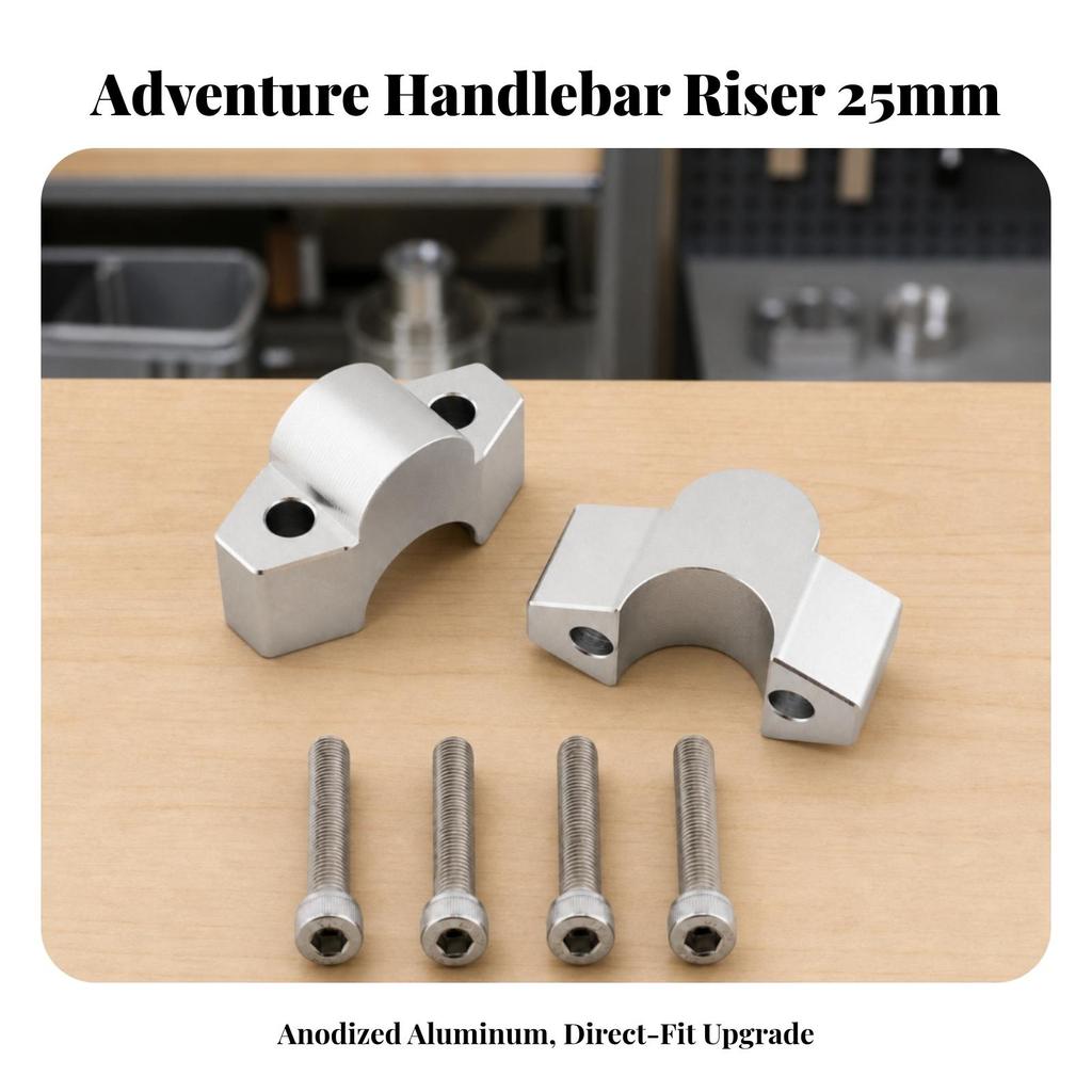 Ergonomic Handlebar Riser | Easy to Install, Sturdy, with