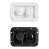 Double Water Inlet Hatch Plastic RV City Fill Reliable Spare Parts Quick Connection Accessories for Motorhome