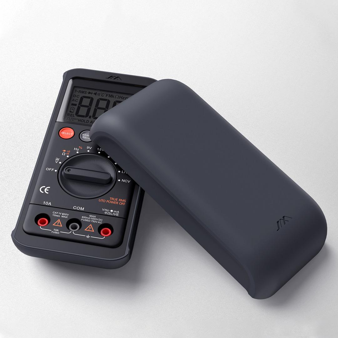 

Jimihome JM-G3401 Цифровий мультиметр Змінний струм Постійний струм Детектор напруги Ручка Конденсатор Ом Автоматичний тестер діапазону Smart Multimetro чорний