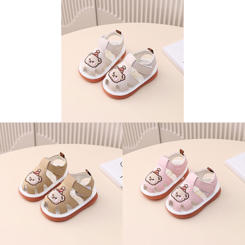 Kids Soft Bottom Baby Shoes With Cartoon Style For Early Walkers