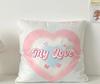 Colorful Checkered  HeartShaped Pattern Pillows Pattern Cushion Cover Suitable For Sofa Bedroom Car Pillow Cover