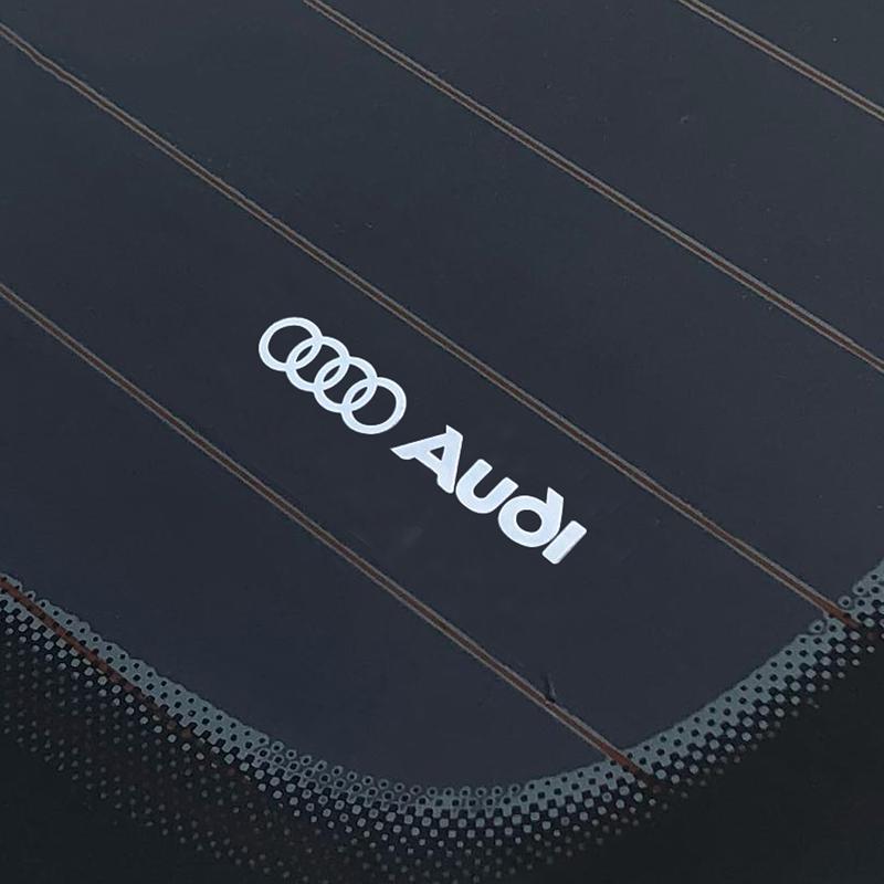 New Metal Emblem Auto Decor Decals Car Window Wiper Stickers For T S Line A1 A2 A3 A4 A5 A6 A7 A8 S3 S4 S5 S6 S7 Q2 Q3 Q4 Q5 Q7