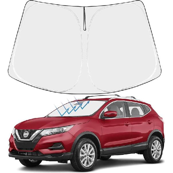 Proadsy 2025 Upgrade Front Windshield Sun Shade Foldable RAV4 Sunshade Protector Fit -2025 RAV-4 SUV Crossover, TRD Off-Road, LE XLE Premium Limited