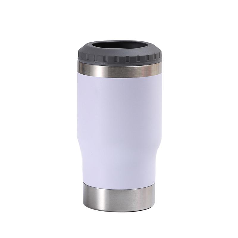 

Stainless Steel Thermos Cup Double-layer Thickened Vacuum Keep Cooling Bottle for Drinks Beer Thermal insulation Mug With Opener 14OZ белый