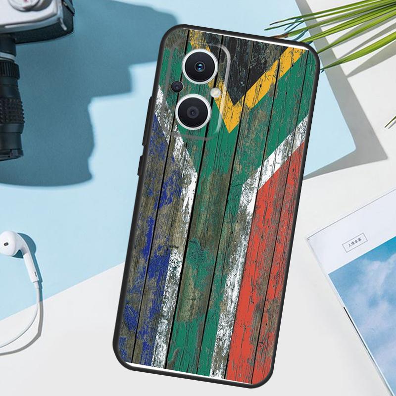 South Africa Flag Cover For OPPO Reno 14 F 13F 12F 11F 10 11 12 13 Pro 7 8 Lite OPPO Find X9 X5 X6 X8 Pro Case