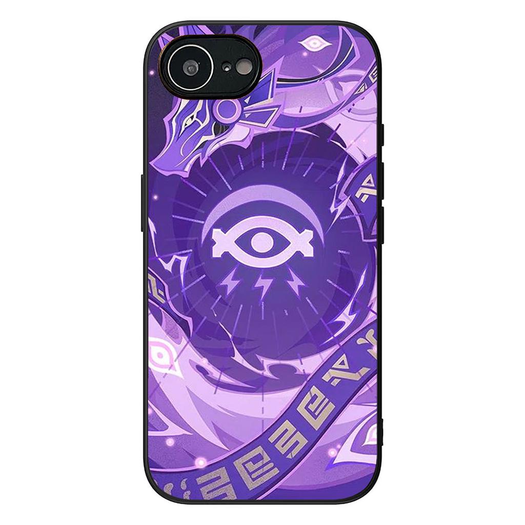 Baal Raiden Shogun Genshins Impacts Venti Phone Case for Apple iPhone 16 17 Air 14 15 Pro Max Plus 16+ 16E 14+ ProMax Soft Cover
