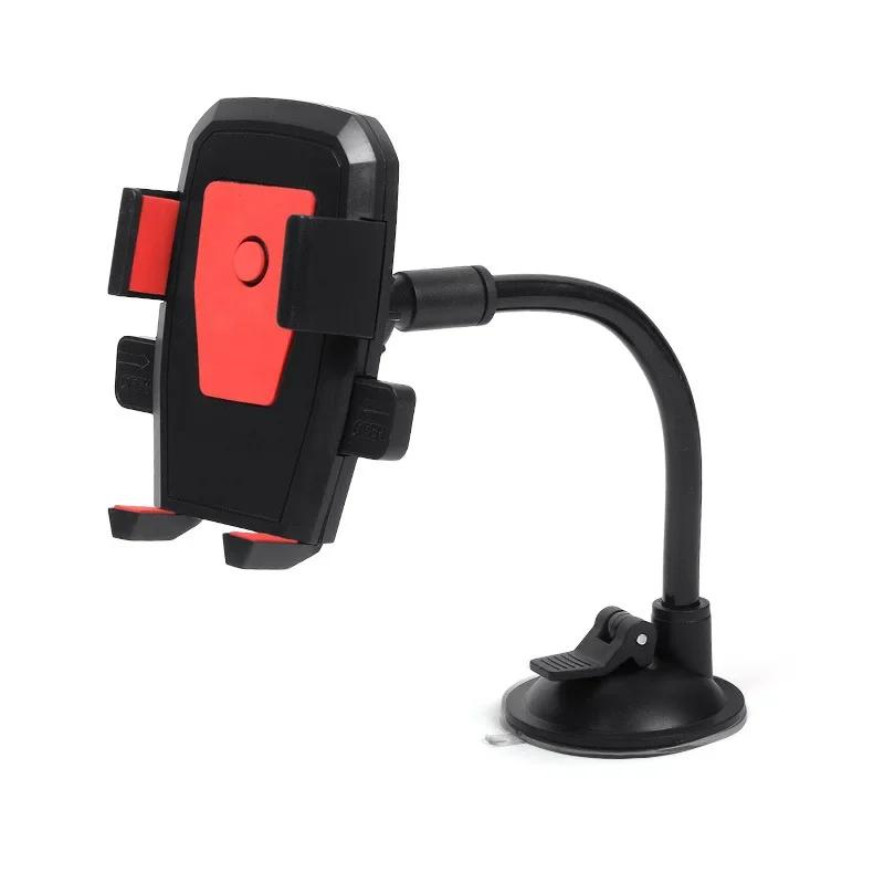 New Car Phone Holder Bracket Mount Cup Holder Universal Car Mobile Support Suction Windshield Phone Locking Car-Accessories