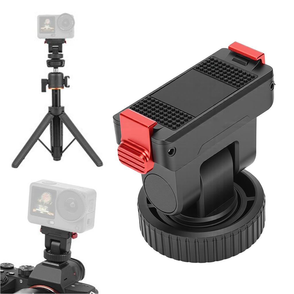 Quick Mount Adapter Fit for 6 180 degrees Magnetic Quick Mount Holder with Cold Shoe 1Celsius4 Inch Thread