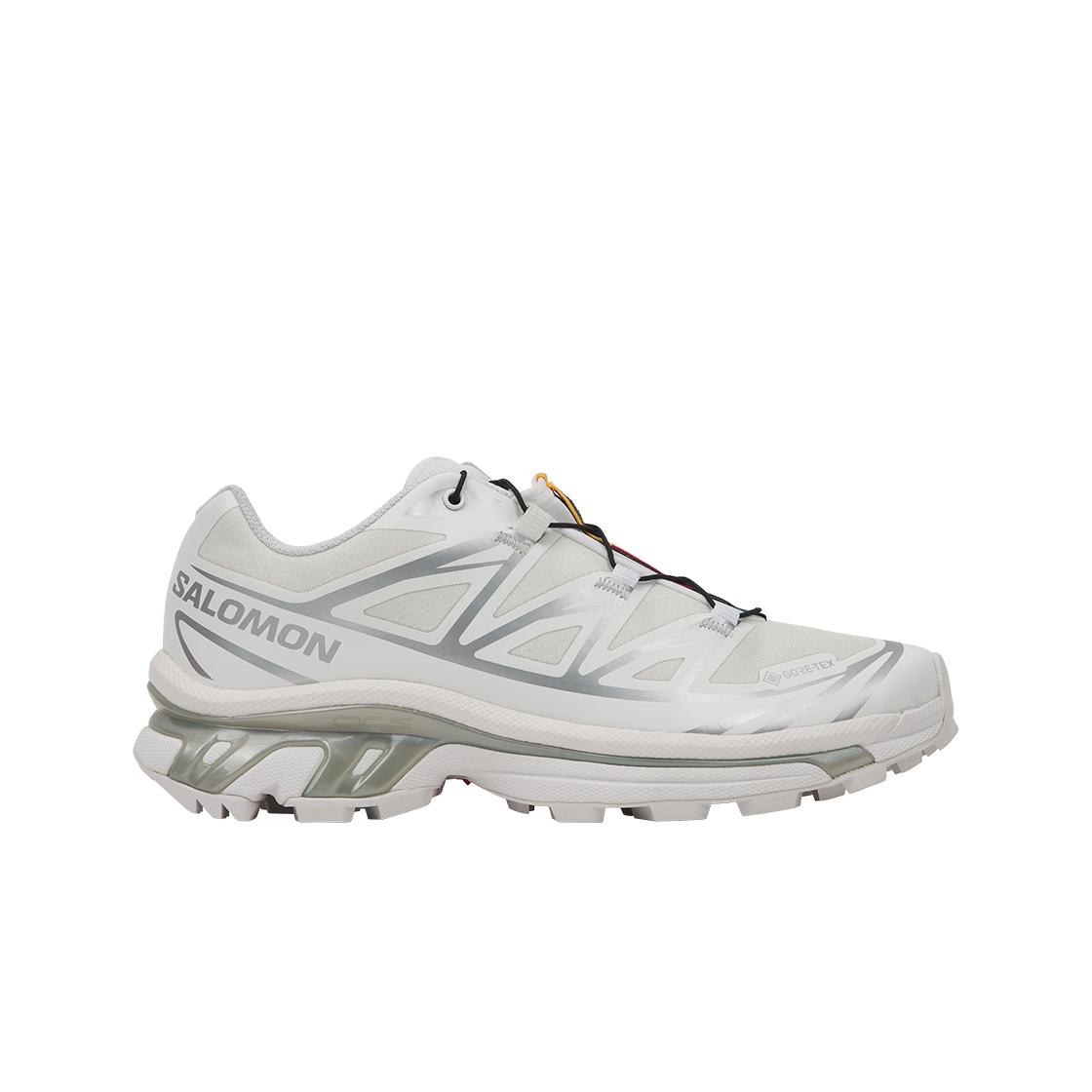 Salomon XT-6 GORE-TEX White Silver Unisex Sneakers Shoes-Silver L47581100 36⅔