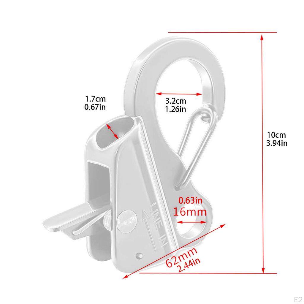 Ankerhaken für Jetskis mit Schnellverschlussmechanismus, trägt 8000lbs
