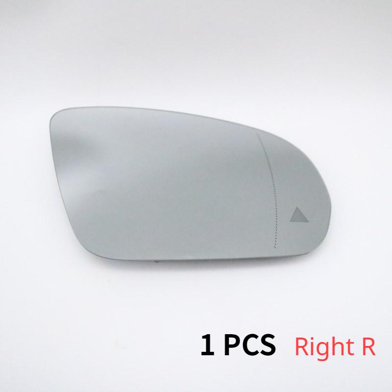 Auto Heated Blind Spot Warning Rear Mirror Glass LHD For Mercedes-Benz C E S GLC Class W205 W222 W217 W213 W238 2015-