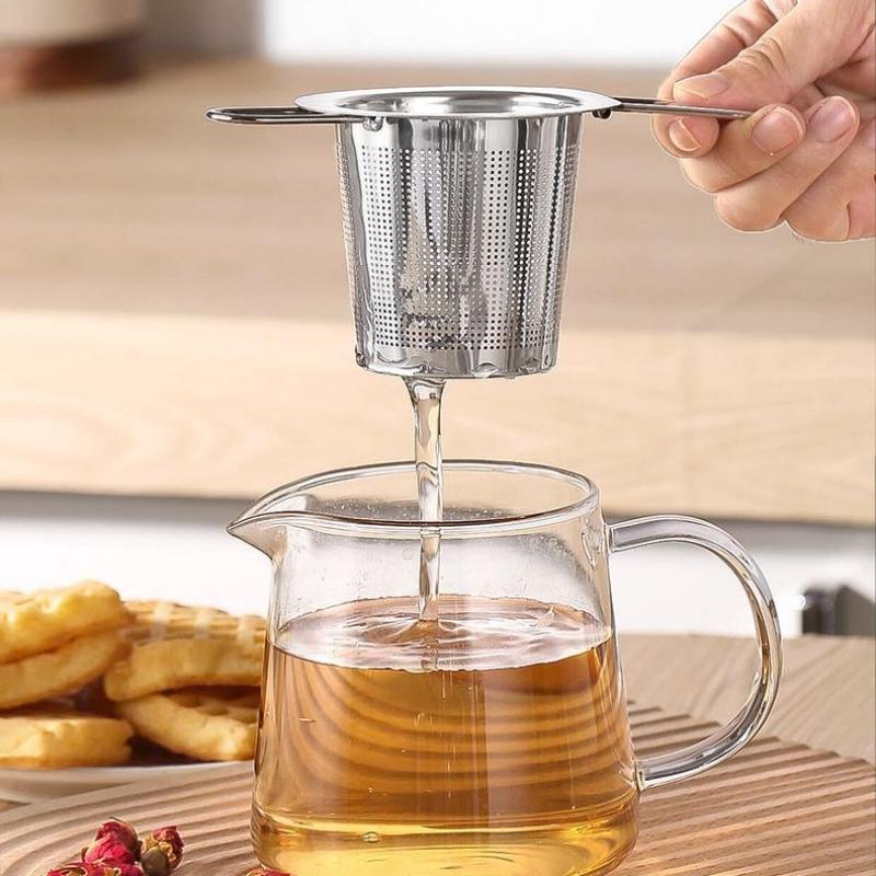 Hot! 1PC 304 Stainless Steel Reusable Tea Infuser Tea Strainer Teapot Loose Tea Leaf Spice Tea Filter Kitchen Accessories