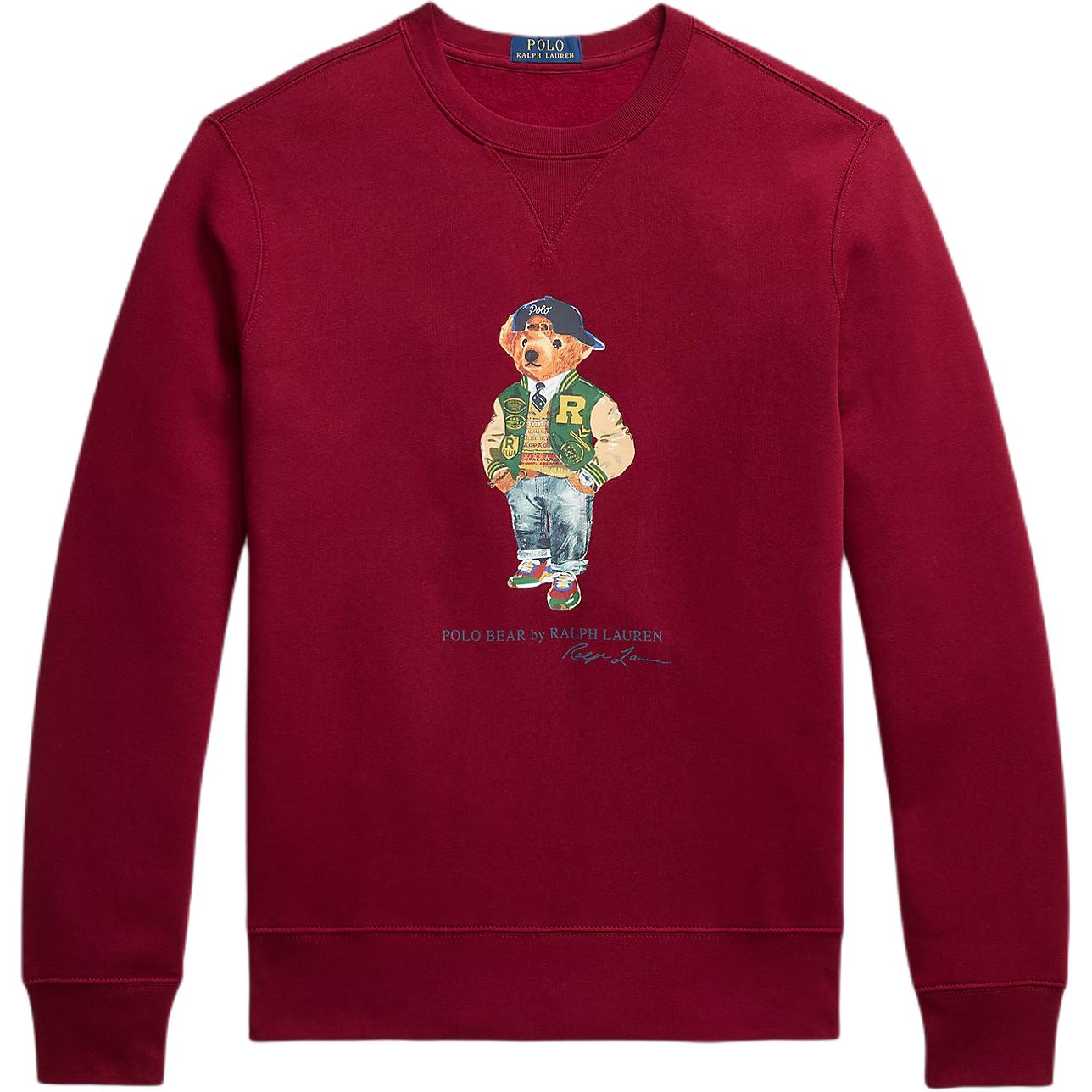 

Свитшот мужской Polo Ralph Lauren с принтом медведя, смесовый флис 710P00715-001 M