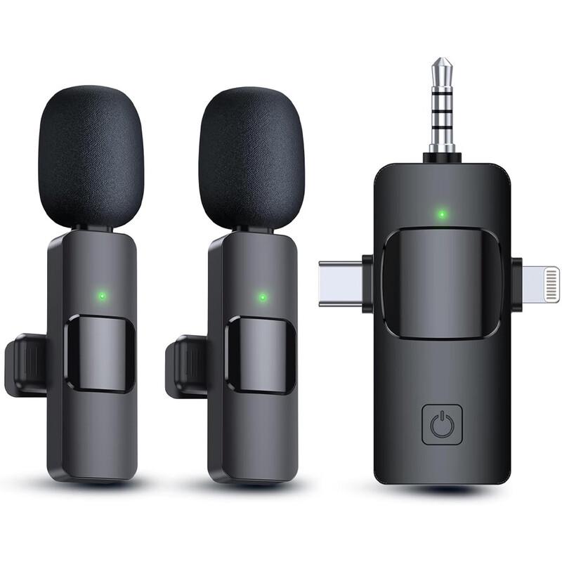 

Lilang K15 Dual Wireless Lavalier Microphone System
