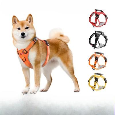 Haustier Brust- und Rückengurte mit reflektierenden Westen, groß, mittel und klein, explosionssichere und stoßfeste Hundeleinen