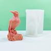 3D Crow Candle Mould Silicone Molds Halloween Castings Molds Home Decorations