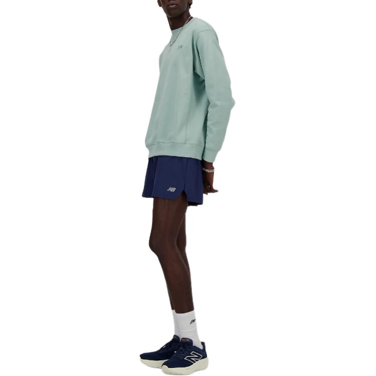 Men's Sweatshirt New Balance Athletics French Terry Crew Sweatshirt Men's Light Green