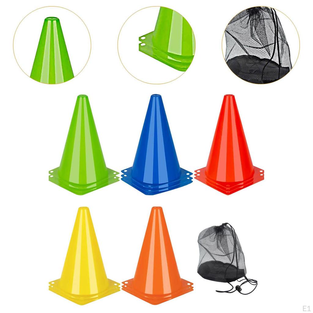 Cones for Soccer Training Sports Football with Storage Bag Practice