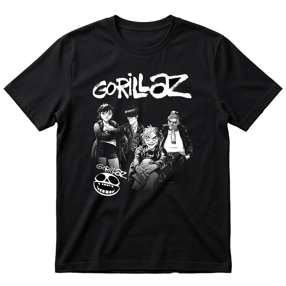 Gorillaz Band Graphic TShirt 90s Alternative Rock Cartoon Band Tee Indie top S