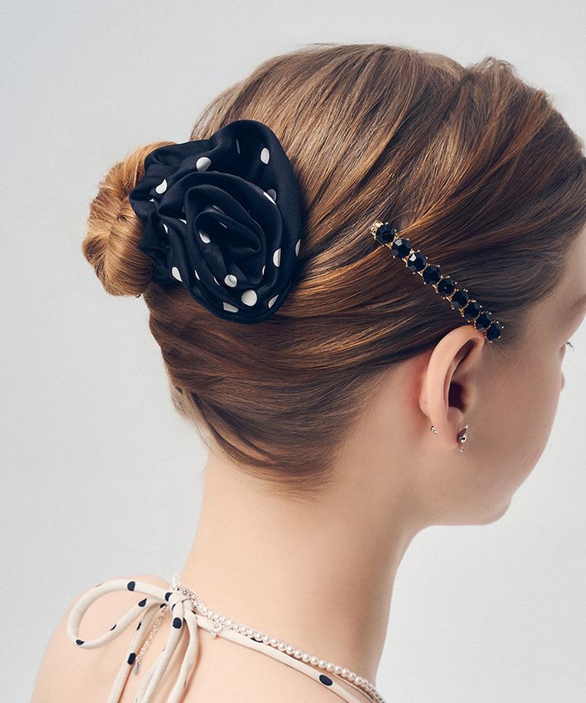 Dana Burton Olivia Dot Floral Scrunchie