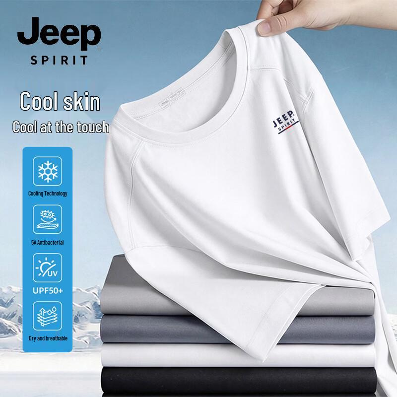 JEEP SPIRIT Men s 5A Antibacterial Quick-Dry T-Shirt