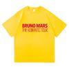 Bruno Mars The Romantic Tour 2026 Maglietta Moda Uomo Estetica Oversize Larga T-shirt Vintage 100% Cotone Top Magliette Grafiche